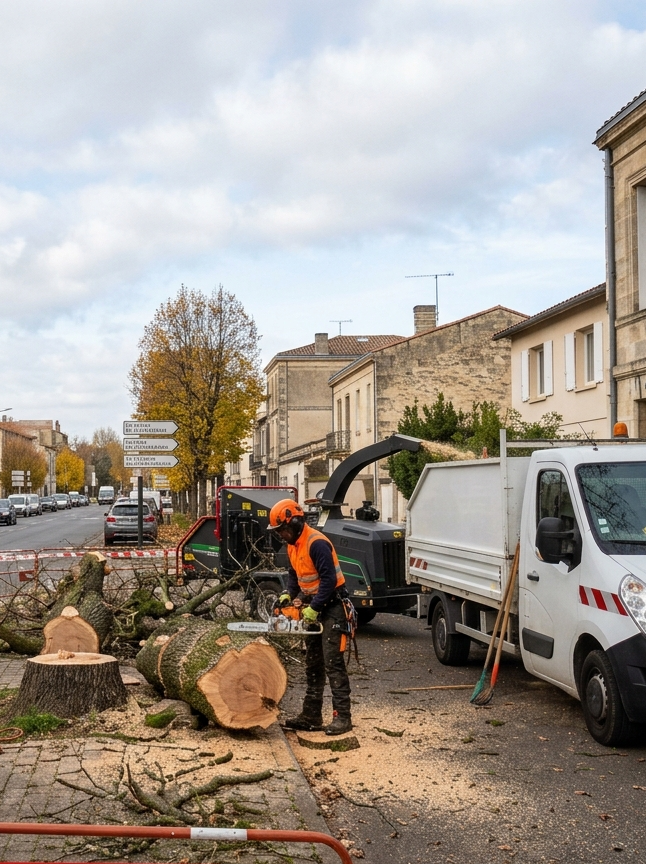 service abattage arbre Le Bouscat